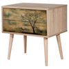 купить Тумбочка Trendy Two-729, Stejar Sonoma, 60x61x40cm в Кишинёве 