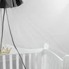 купить Кроватка PernaMea Baldachin Satin Gri (PM.101638/2) в Кишинёве 