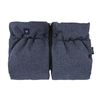 купить Аксессуар для колясок Zaffiro Муфта wool premium 38 x 26 cm Beige wool premium + melange navy blue в Кишинёве 