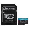 купить Карта памяти 64GB Kingston Canvas Go! Plus SDCG3/64GB, microSD Class10 A2 UHS-I U3 (V30) , Ultimate, Read: 170Mb/s, Write: 70Mb/s, Ideal for Android mobile devices, action cams, drones and 4K video production (memorie portabila Flash USB/внешний накопитель флеш память USB) в Кишинёве 