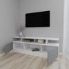 cumpără Comodă TV Smartex (16545) Т9 200cm TV Alb+Grafit în Chișinău 
