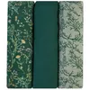 cumpără Accesoriu pentru înfășat Kikka Boo 31103010104 Pelinci de muselina Secret Garden Green, 100x100 cm, 3 buc. în Chișinău 