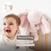 cumpără Jucărie cu pandantiv Nattou 759182 Fanfan musical plush toy elephant pink în Chișinău 