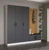 cumpără Mobilă pentru antreu Trendy Noe-8296, 225x210x35cm (GTR004008) în Chișinău 