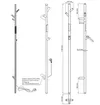 купить Полотенцесушитель Bemeta Vertex H1180 Chrome 30W 704151011 в Кишинёве 