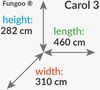 купить Детская площадка Fungoo CAROL-3 grey painted в Кишинёве 