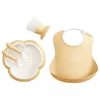 купить Посуда для кормления BabyBjorn 070066A Set pentru alimentatie Powder Yellow в Кишинёве 
