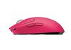 Wireless Gaming Mouse Logitech PRO X Superlight, 100-25600 dpi, 5 buttons, 40G, 400IPS, Rech, Pink 