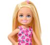 cumpără Păpușă Barbie JJB33 Мини-Кукла Челси в платье с клубничным принтом în Chișinău 
