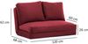 купить Диван Trendy Taida Maroon в Кишинёве 