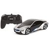 cumpără Jucărie cu telecomandă Rastar 48400 1:24 BMW i8, argintie, 50614 în Chișinău 