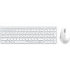 cumpără Tastatură + Mouse Rapoo 14522 9700M Wireless Multimode Set, White, QWERTZ RU în Chișinău 