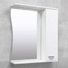 купить Зеркало для ванной Bayro Demo 750x750 правый белый в Кишинёве 