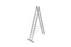 Трехсекционная алюминиевая лестница 3X10 2.74/4.6/6.52 м