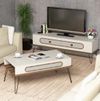 купить Стенка Trendy Ekol Кремовый (комплект мебели для гостиной) (GTR001260) в Кишинёве 