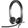 купить Logitech USB Headset H650e Dual, Bi-directional ECM noise-canceling mic Freq. resp: 100 Hz - 10 KHz Sensitivity: -45 dB +/- 3 dB, 2.5m cable, 981-000519 (casti cu microfon/наушники с микрофоном) в Кишинёве 