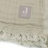 cumpără Set de perne si plapume Jollein 521-557-68014 Paturica Fringe Olive Green/Ivory GOTS, 120x120cm în Chișinău 