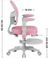 cumpără Fotoliu de birou Mark Adler Junior 5.0 Pink în Chișinău 