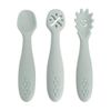 купить Посуда для кормления Dreambaby G5075 Scomash Twist Seafoam, набор из трёх силиконовых ложек в Кишинёве 