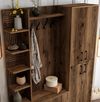 cumpără Mobilă pentru antreu Trendy Viyana DA, Nuc, 150x200x35cm (GTR001363) în Chișinău 