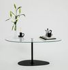 cumpără Măsuţă cafea Trendy Porto, Transparent, Negru în Chișinău 