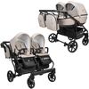cumpără Сărucior pentru copii Angelina Carucior 2in1 pt gemeni Tvigo-Duo ECO (DTE-44) în Chișinău 