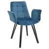 купить Стул Deco DC-18 Blue+Black в Кишинёве 