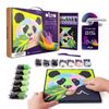 cumpără Set de creație Okto 20000 Pictură pe numere 3D cu plastilină ușoară 29x29сm, Panda în Chișinău 