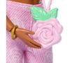 купить Кукла Barbie JJN72 Fashion Doll într-un top roz și blugi evazați в Кишинёве 