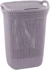 купить Корзина для белья Curver 240371 KNIT 57 L liliac в Кишинёве 