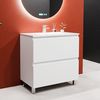 cumpără Dulap pentru lavoar Bayro Wings под столешницу/умывальник Allegro 1000 белый мат, напольный în Chișinău 