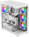 купить Корпус для ПК Xilence X818.W.ARGB Xilent White Gleam, ATX Case, without PSU в Кишинёве 