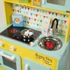 купить Игрушечная кухня и посуда Janod J06564 Kitchen Happy Day Playset в Кишинёве 
