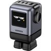 купить Зарядное устройство сетевое Ugreen 45515B Nexode Robot GaN Charger USB-A+2*USB-C 100W, Black в Кишинёве 