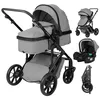 cumpără Сărucior pentru copii Kikka Boo Darling Light Grey 2024, transformabil 3in1 (3800171209717) în Chișinău 