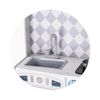 купить Игрушечная кухня и посуда Chipolino DIWH02402556 Wood (Ice Maker, Dishwasher, Sound&Light Cooking Plate) в Кишинёве 