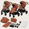 купить Детская коляска Lionelo Carucior 2in1 Layla Brown Rust в Кишинёве 