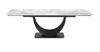 купить Стол Halmar FERNANDO marmura bej/negru (92700560) в Кишинёве 