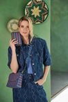 cumpără Portmoneu Pip Studio 51.273.423 Willow Wallet Stripe 18x3x11cm 18x3x11 Blue în Chișinău 