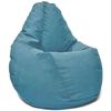 cumpără Fotoliu BeanBag BeanBag BM5991, Fotoliu Maserrati din velur în formă de pară, XL, Albastru în Chișinău 