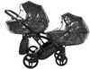 купить Детская коляска Junama Space DUO Ecco 2/2 Black 03 в Кишинёве 