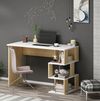 cumpără Masă de birou Trendy Dardanos Alb, Stejar Safir (GTR001095) în Chișinău 