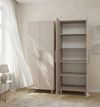 купить Шкаф Mashtab S12508 Tores cu rafturi (800x500x2000) Cashmere в Кишинёве 