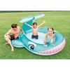 Детский надувной бассейн с фонтанчиками “Кит” 201x196x91 см, 200 Л, 2+ INTEX 