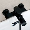 купить Смеситель для ванны Mat|eco Neve черный-мат, на стену в Кишинёве 