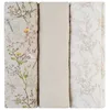 cumpără Accesoriu pentru înfășat Kikka Boo 31103010108 Pelinci de muselina Secret Garden Beige, 100x100 cm, 3 buc. în Chișinău 