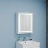 cumpără Oglindă baie Bayro Optima LED touch 600x700 правый белый în Chișinău 