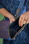 cumpără Portmoneu Pip Studio 51.273.423 Willow Wallet Stripe 18x3x11cm 18x3x11 Blue în Chișinău 