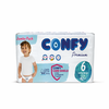 Scutece pentru copii Confy Premium Jumbo Nr.6 EXTRALARGE (15+ kg), 42 buc.