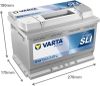 cumpără Acumulator auto Varta 70AH 640A(EN) terminale 0 (278x175x190) S3 008 (570409064K262) în Chișinău 
